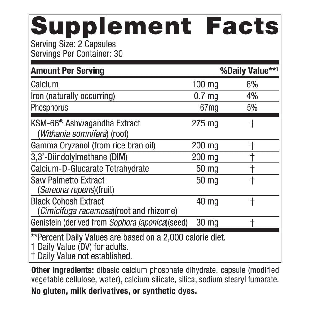 Nordic Naturals Menopause Support -Unflavored - 60 Capsules - Women’s Hormone-Support Supplement for Menopause, Mood Balance & Hot-Flash Support - Plant-Based Herbs and Phytoestrogens - 30 Servings Nordic Naturals Au supplements