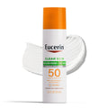 Eucerin Sun Clear Skin Face Sunscreen Lotion SPF 50 for Acne Prone and Oily Skin, Lightweight Sunscreen with Oil-Absorbing Minerals