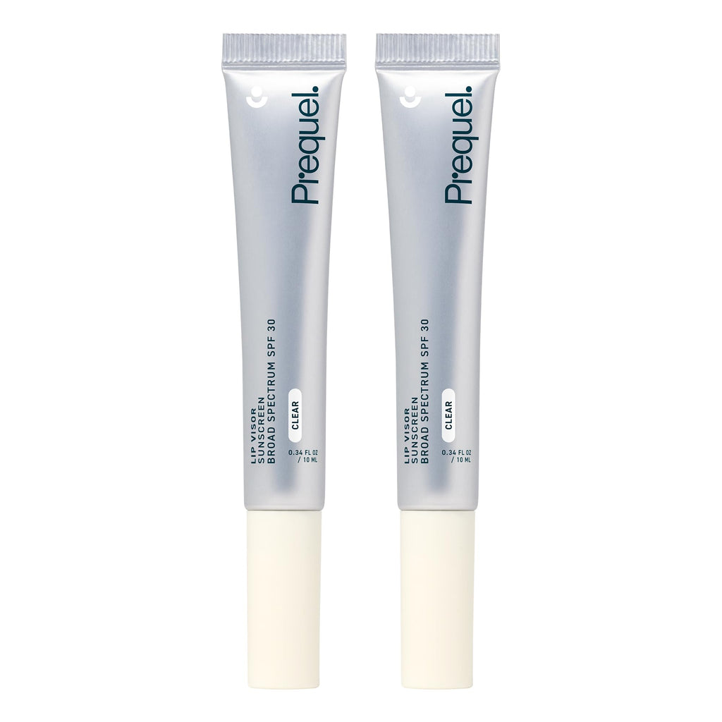 Prequel Skin Lip Visor, Clear Lip Balm with SPF 30 PA+++. Mint Flavored with Non-Sticky Finish