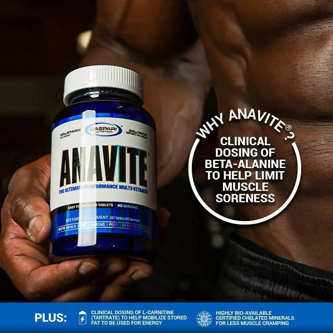 Gaspari Nutrition Anavite, Full Spectrum Multi-Vitamin Packs, Anavite Multivitamins, CLA, Omega 3s, Proven Gut, and Proven Liver Detox Gaspari Nutrition Au supplements