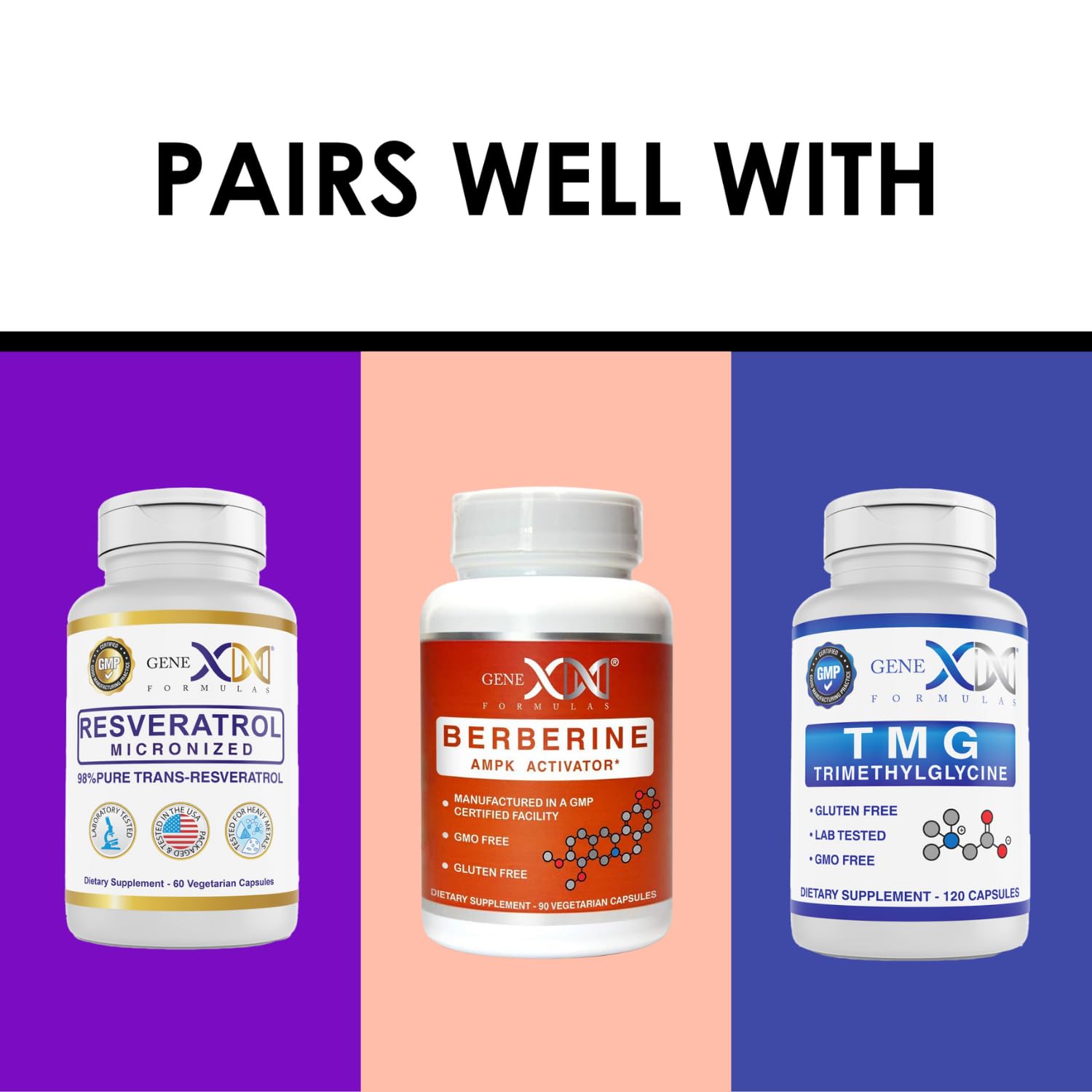 Genex Formulas NAD+ 250mg Serving 60 Capsules Nicotinamide Adenine Dinucleotide (Actual NAD+ Not a Precursor) (1) Genex Formulas Au supplements