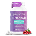 Pelvana D-Mannose 120 Capsules (500mg Each) – 1000mg per Serving – Assists & Maintains Healthy Urinary Tract, Flushes Impurities, Pure Ingredients, Gluten-Free – Third-Party Lab Tested, Made in USA Pelvana Au supplements