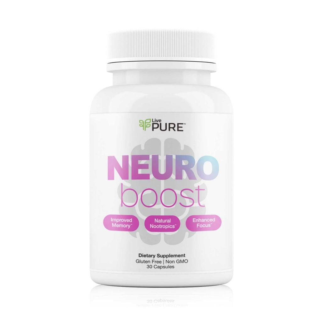 Pure Neuro Boost | 30 Capsules |  Supplement to Support Energy, Memory, and Focus | Supports Better Concentration & Healthy Brain Function