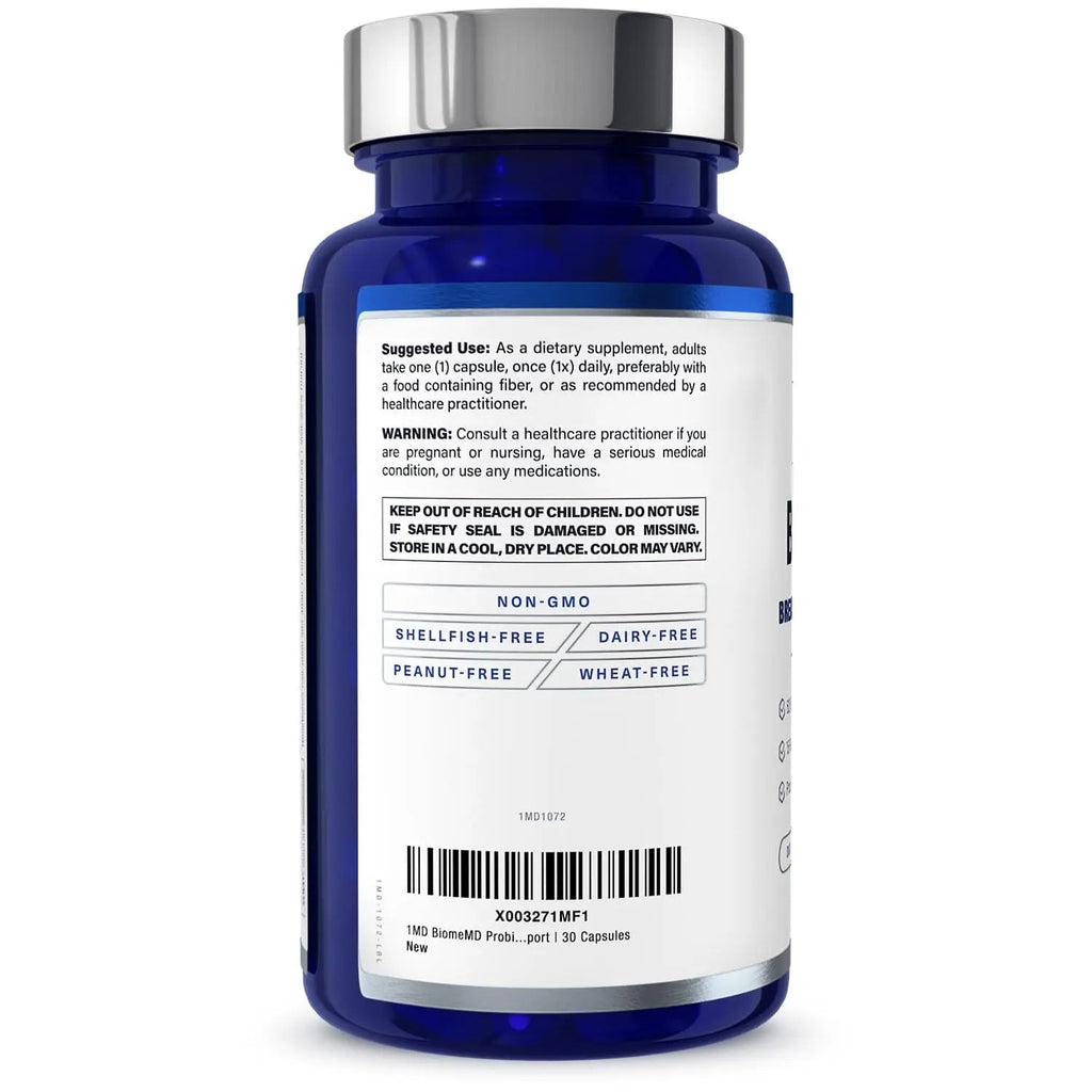 1MD Nutrition BiomeMD Probiotics for Women - Daily Prebiotics and Probiotics for Women - More Than 60 Billion CFUs, 15 Strains - Womens Probiotic to Support Urinary 1MD Nutrition Au supplements