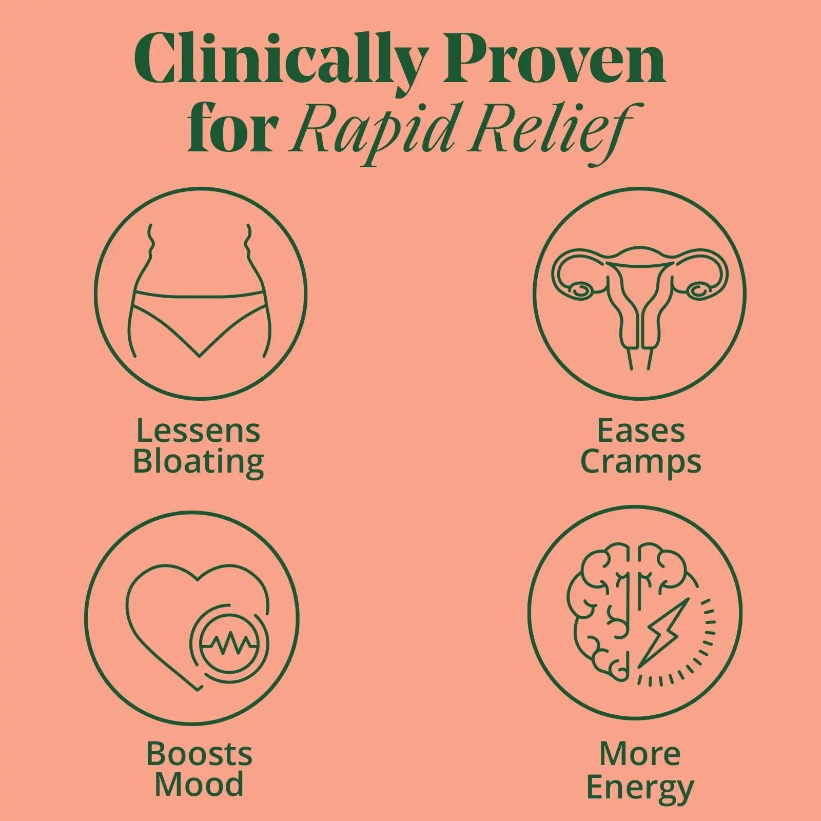 PMS & Period Relief - Menstrual Cramp Relief: No More Period Cramps, Mood Swings, or Bloating Semaine Au supplements