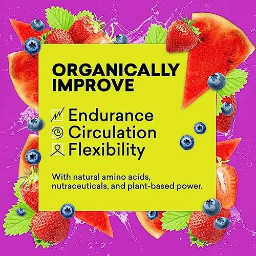 EBOOST POW Natural Pre Workout Powder - 20 Servings - Berry Melon Fizz - Pre Workout EBOOST Au supplements