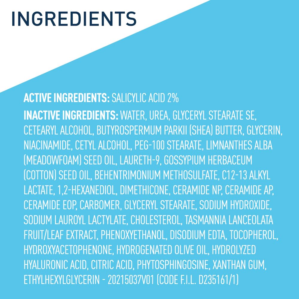CeraVe Moisturizing Cream for Psoriasis Treatment, With Salicylic Acid for Dry Skin Itch Relief & Urea for Moisturizing