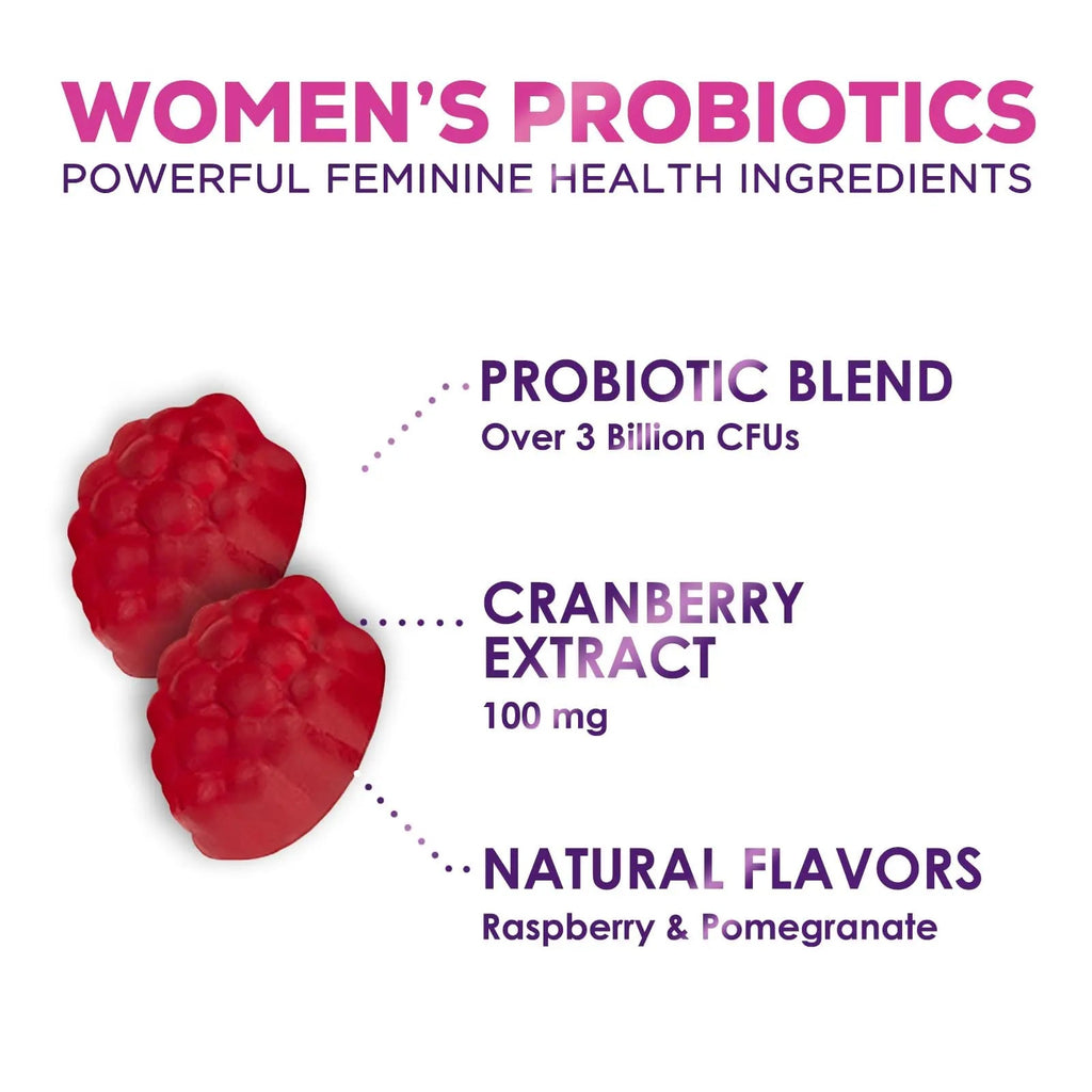 Probiotics for Women + Cranberry - 3 Billion CFU Guaranteed & 6 Vegan Strains for Women's Hello Lovely! Au supplements