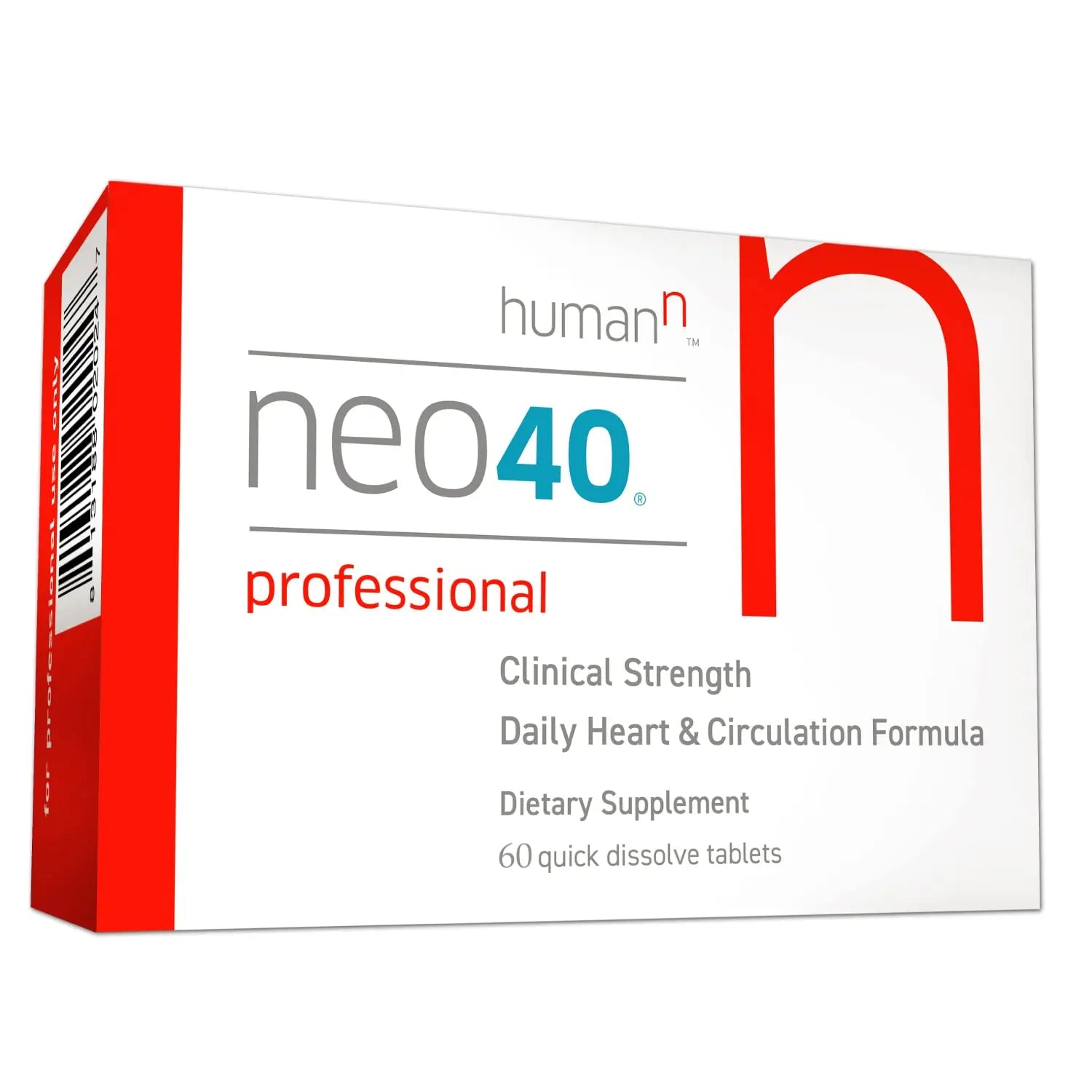 Neo40 Professional - Nitric Oxide Booster with Methylfolate - Natural Blood Pressure humanN Au supplements
