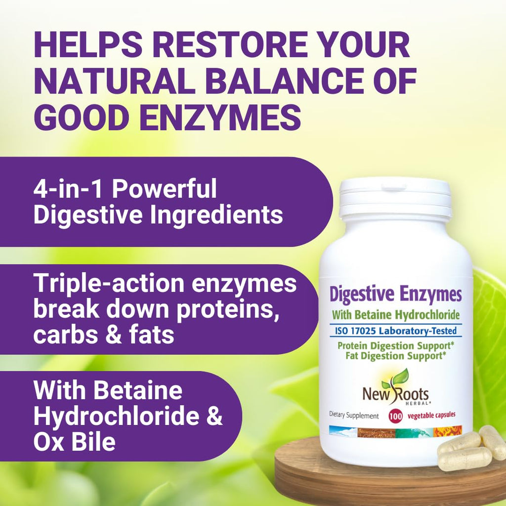 Digestive Enzymes with Ox Bile and Betaine HCl (100 Caps) Ox Bile Supplements for No Gallbladder with Papain & Pepsin A | Pancrease Cleanse & Detox