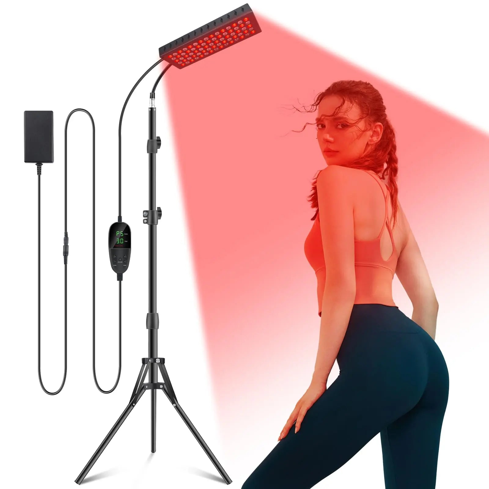 Infrared Red Light Therapy Lamp: Heating Pad Pain Relief for Body 75 LEDs Red Light Astarexin Au supplements