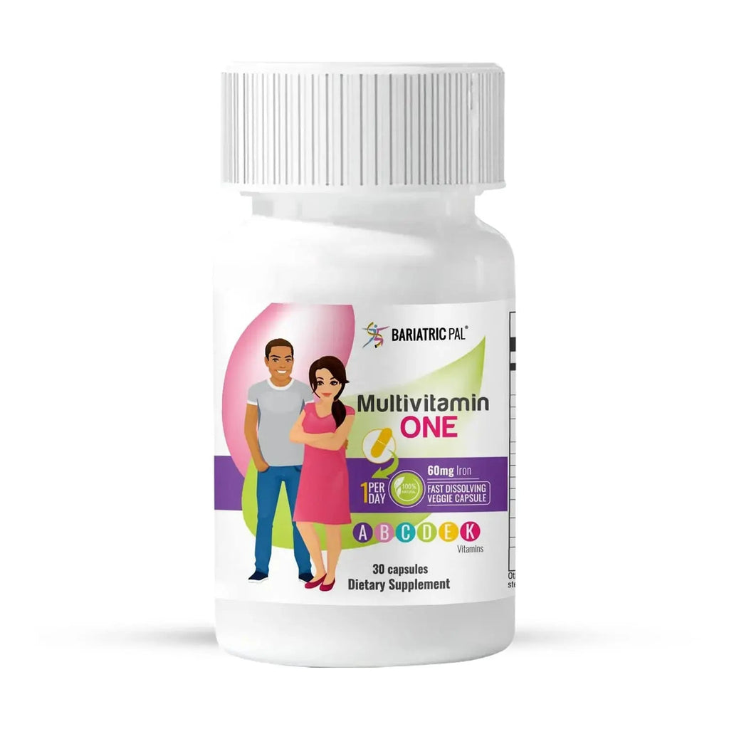 BariatricPal 30-Day Bariatric Vitamin Bundle Multivitamin ONE 1 per Day! Capsule with 60mg Iron Easy Swallow Calcium Citrate BariatricPal Au supplements
