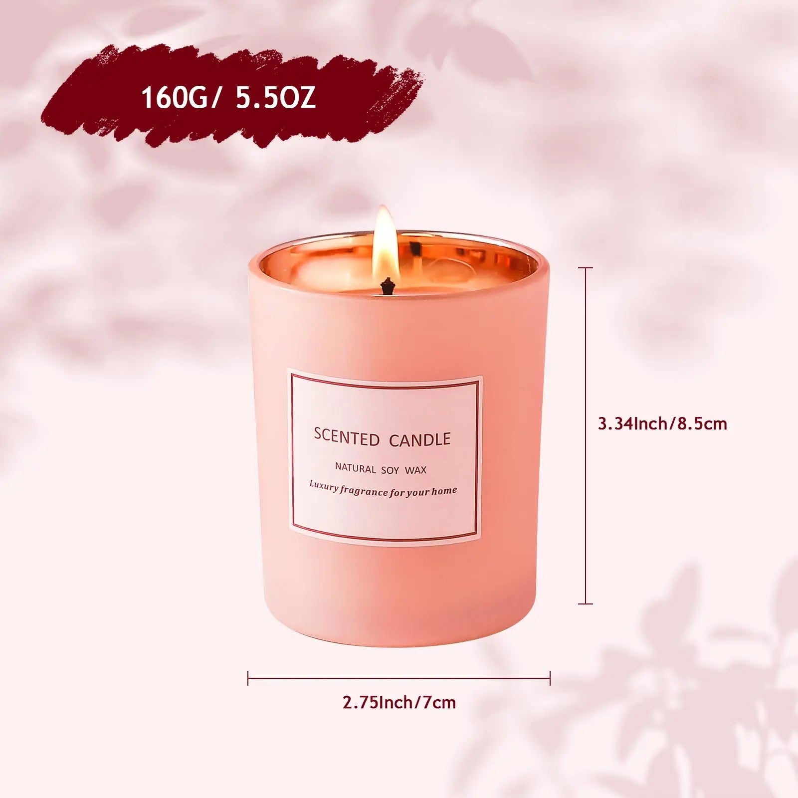 POWSHELF Scented Candle Gifts for Women, Bathroom Decor Candle for Home Scented, 5.5 Oz Jar POWSHELF Au supplements