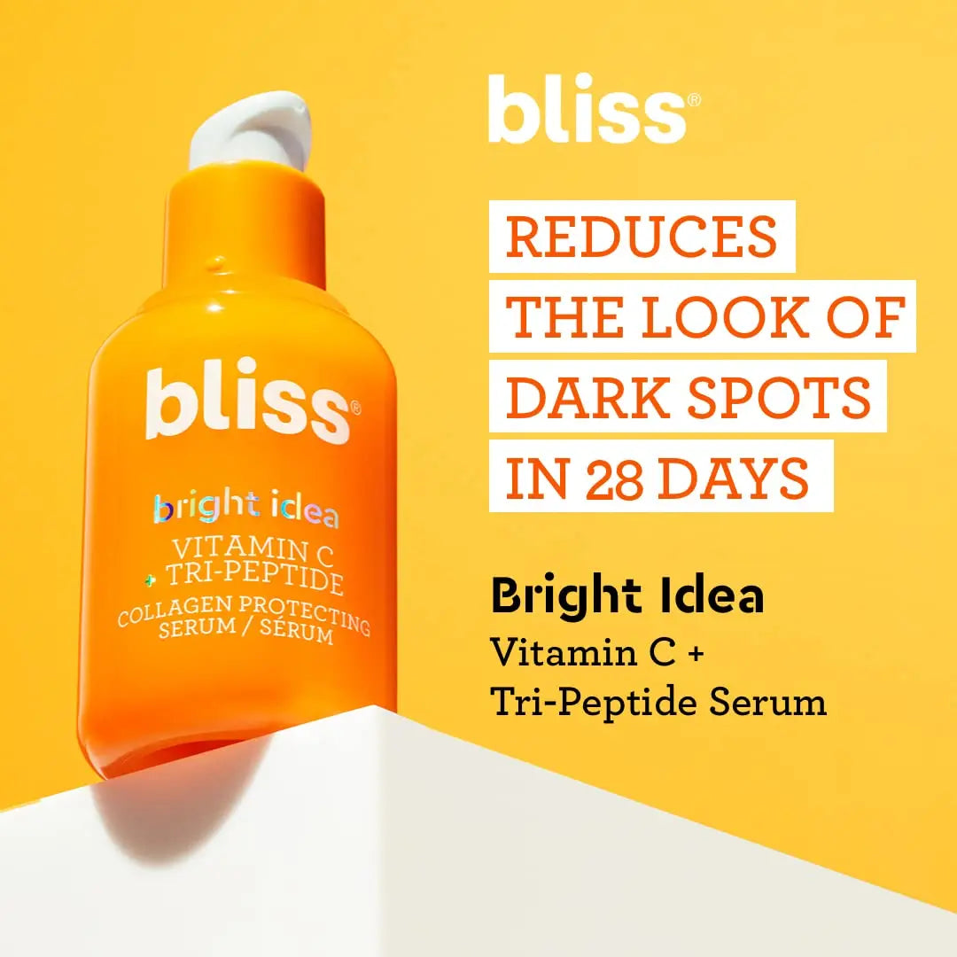 Bliss Bright Idea Vitamin C + Tri-Peptide Brightening Serum - 1 Fl Oz - Hydrating Bliss Au supplements