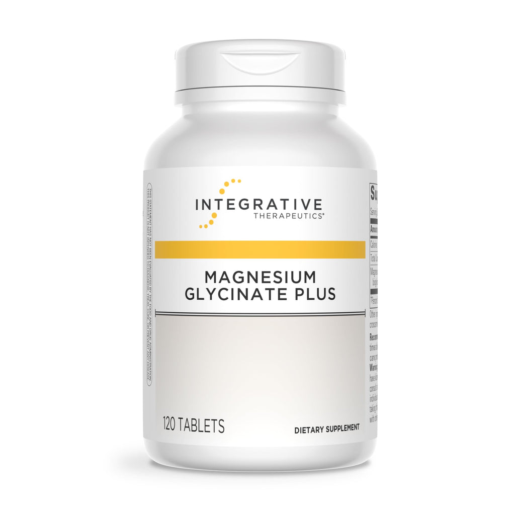 Integrative Therapeutics Magnesium Glycinate Plus - Brain Function Support Supplement for Adults* - Supports Heart and Muscular Function* - Dairy-Free & Gluten-Free - 120 Count (60 Servings) Integrative Therapeutics Au supplements