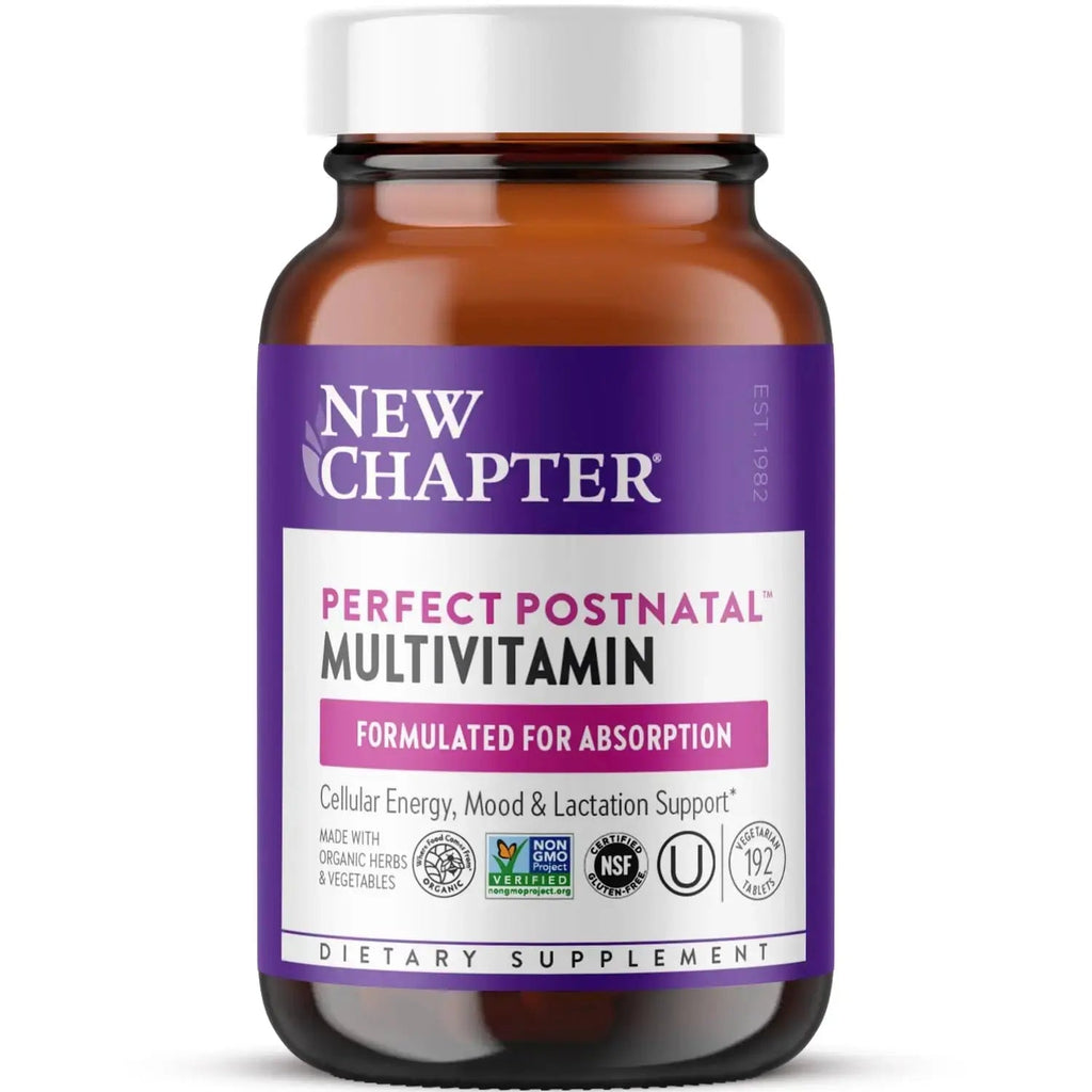 New Chapter, Postnatal Vitamins Lactation Supplement, Complete Multivitamin with Fermented Vitamin D3 + B Vitamins New Chapter Au supplements