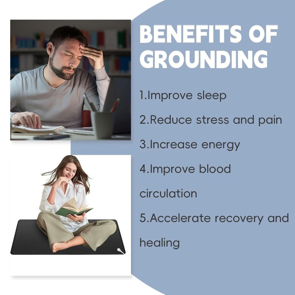 XINHUSU Grounding Mat 11.8"x23.6" Grounding Pad with 15ft Grounding Cord Grounding Mat XINHUSU Au supplements