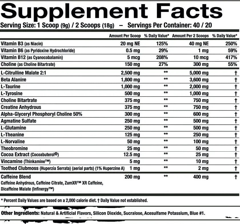 Assault Labs Wild Thing Pre Workout Powder Blend of Di-Citrulline Malate,Beta Alanine Assault Labs Au supplements