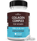 Multi Collagen Pills for Women (Types I II III V X) with Vitamin C Hyaluronic Acid Biotin BioSchwartz Au supplements