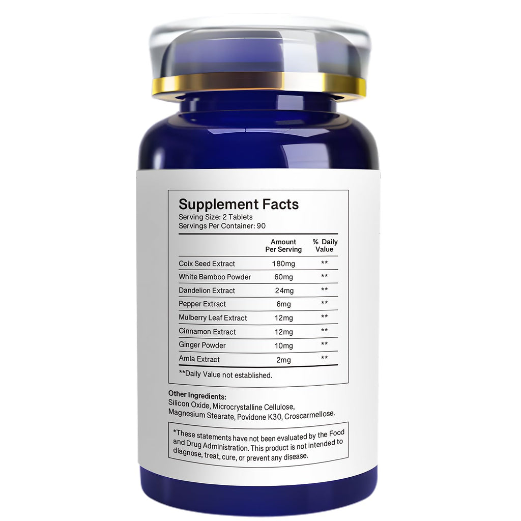 MADE Organics Water Retention Pills, Natural Diuretic for Bloating Relief & Fluid Balance, Herbal Supplement with Patented Amla & Dandelion