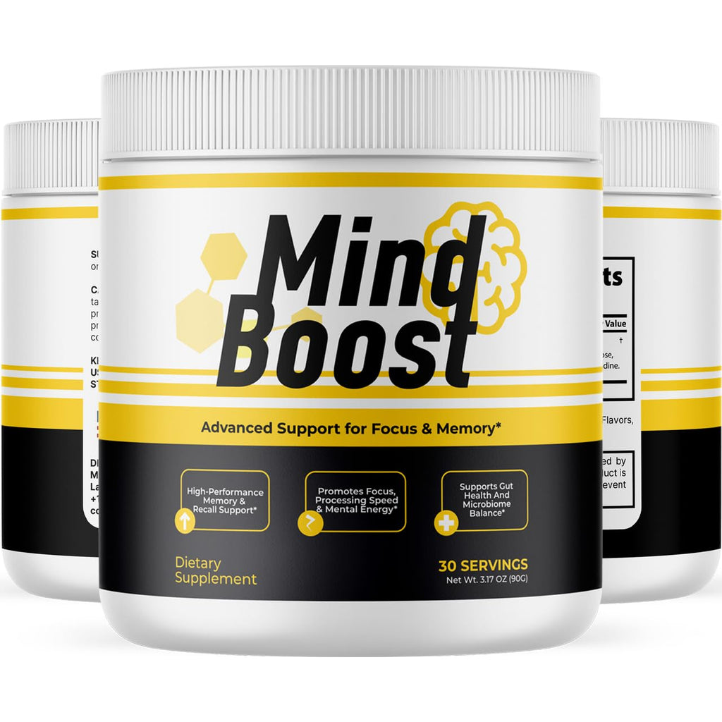 MindBoost Powder - Official Mind Boost Day Supplement, Advanced Nootropic, Premium Formula, Natural Vitamins for Wellness - 1 Bottle for 1 Month VIVALIS Au supplements