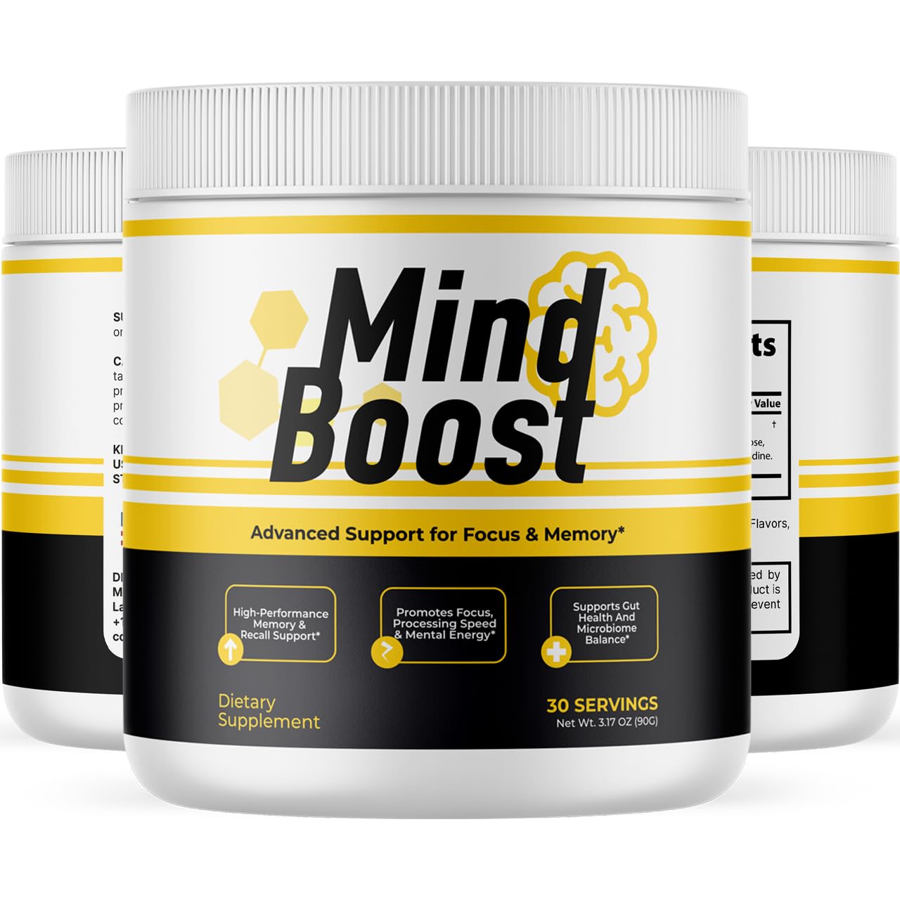 MindBoost Powder - Official Mind Boost Day Supplement, Advanced Nootropic, Premium Formula, Natural Vitamins for Wellness - 1 Bottle for 1 Month VIVALIS Au supplements