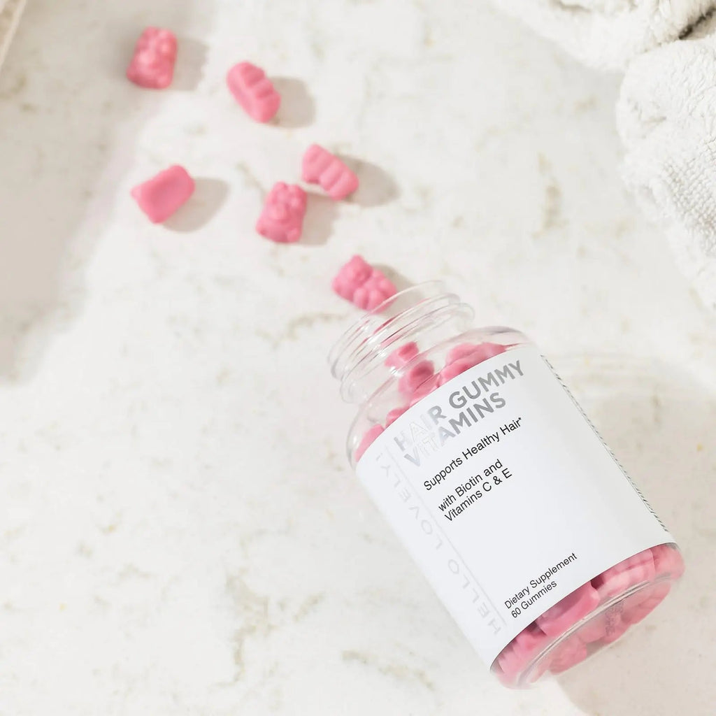 Hello Lovely! Hair Vitamins Gummies with Biotin 5000 mcg Vitamin E & C Support Hair Growt Hello Lovely! Au supplements