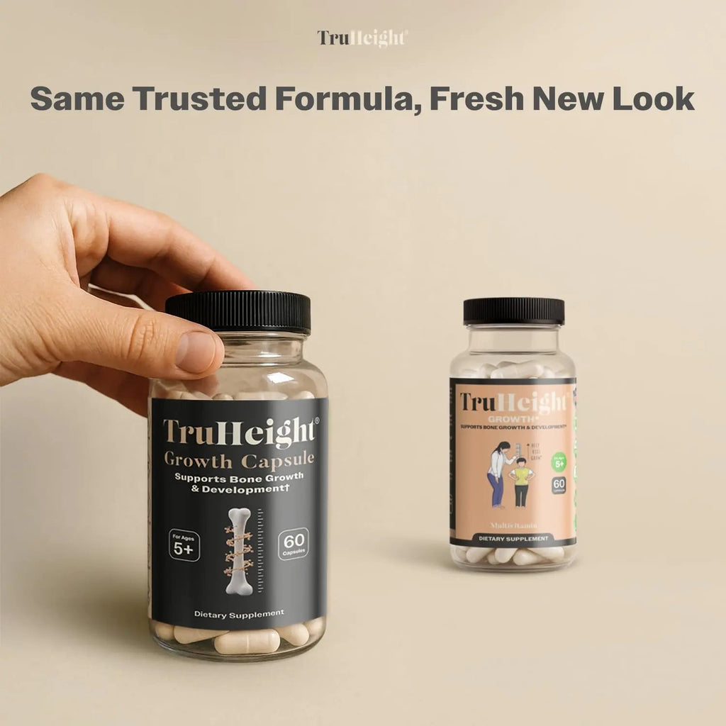 TruHeight Growth Capsules - Tall Nutrition for Natural Growth Supplement for Kids & Teens - Pediatric Vitamin D, K, Calcium & Ashwagandha - Bone Strength TruHeight Au supplements
