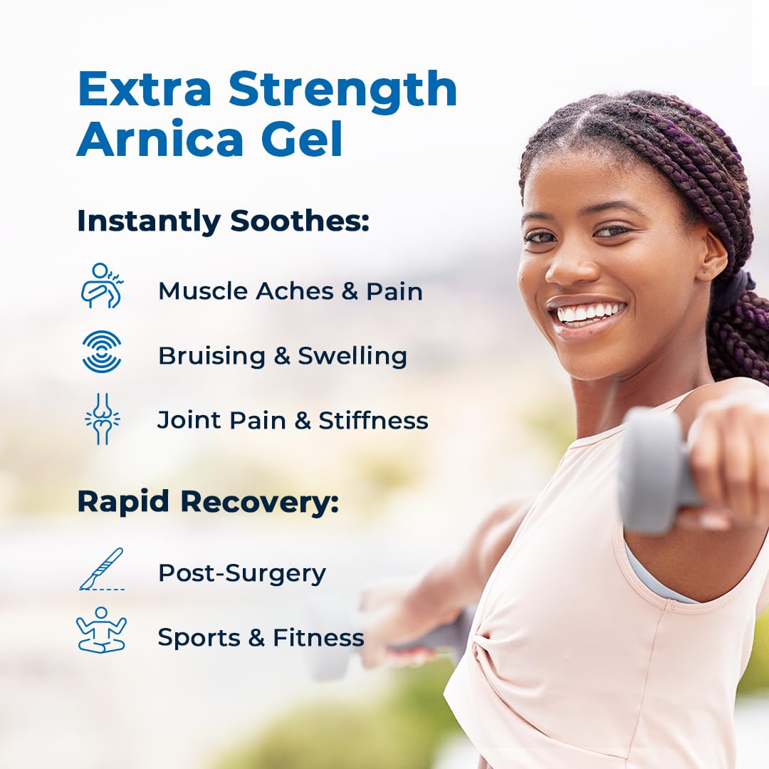 VitaMedica Arnica Gel Plus 15 Healing Plant Compounds, Extra Strength Formula for Bruising, All-Natural Plant-Based Topical Gel VitaMedica Au supplements