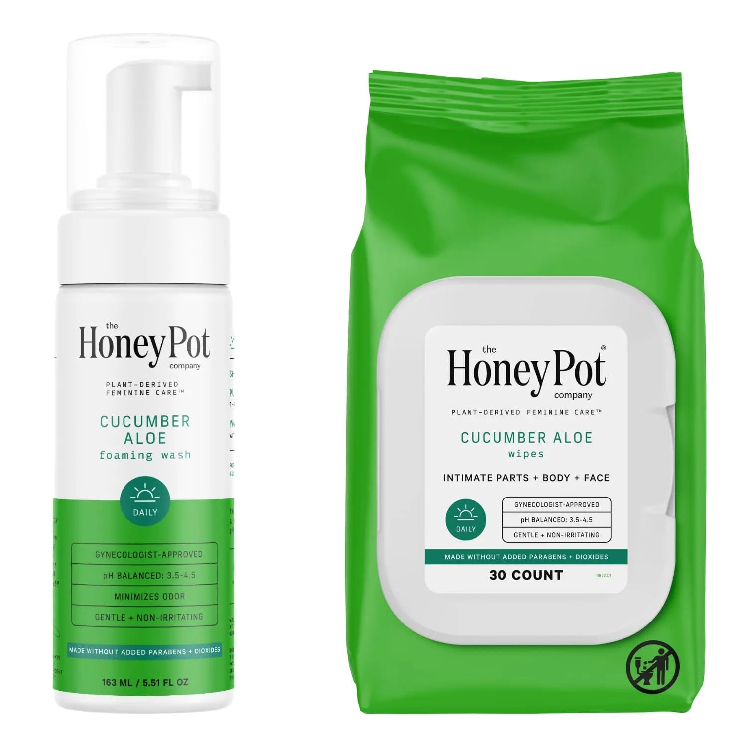 The Honey Pot Company - Feminine Wash & Feminine Wipe Bundle - Includes Ph Balance Feminine The Honey Pot Company Au supplements