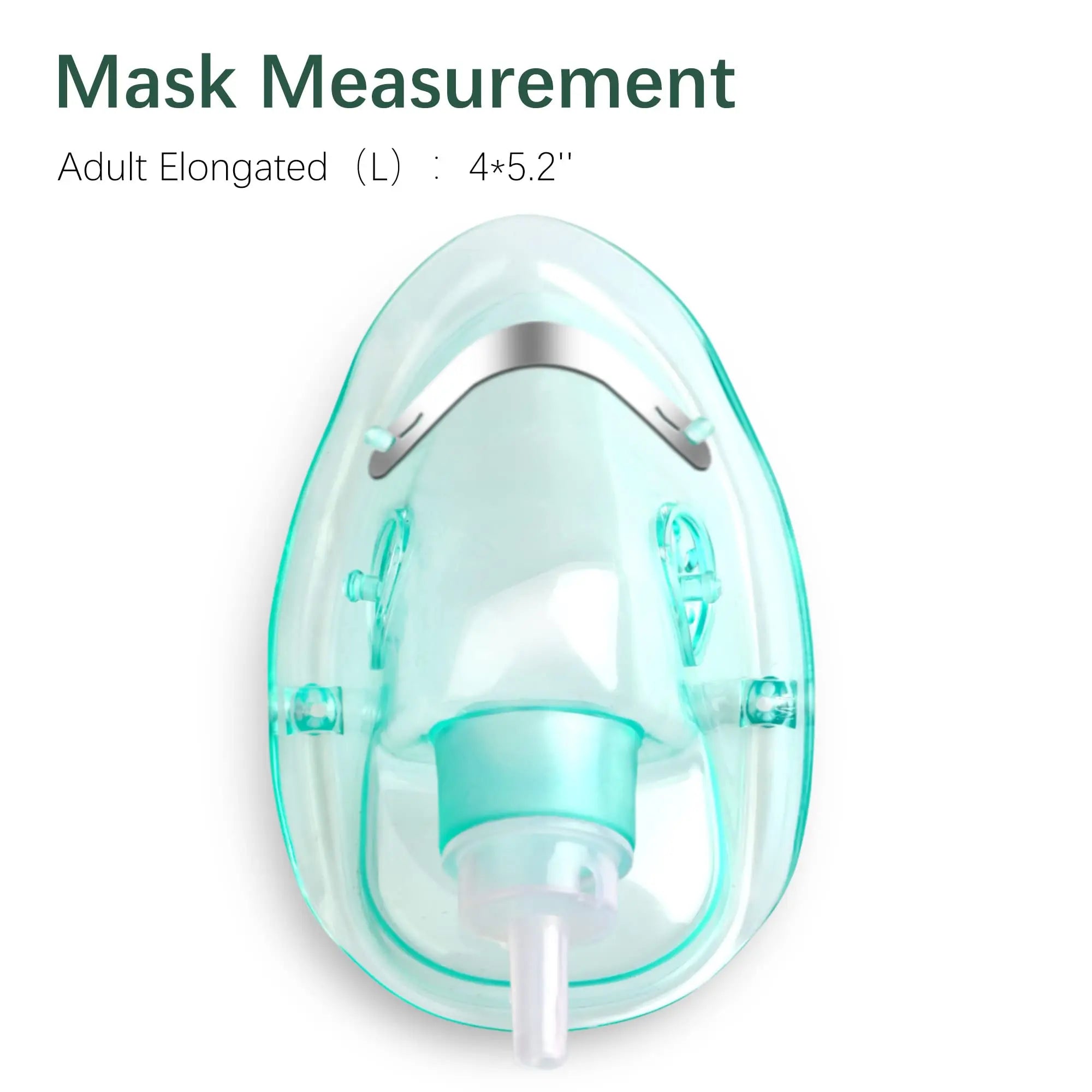 ANSNF 2 Pack Oxygen Mask for Face Adult with 6.6' Tube & Adjustable Elastic Strap - Size M+L ANSNF Au supplements