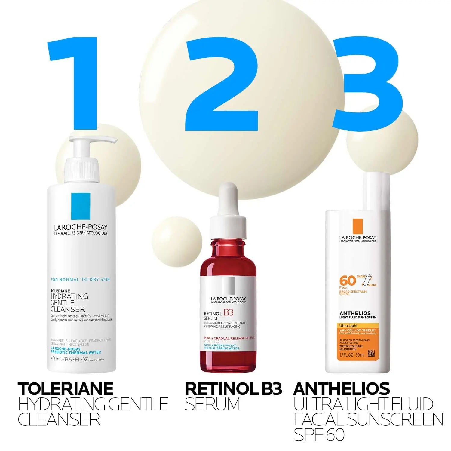 La Roche-Posay Pure Retinol Face Serum with Vitamin B3, Anti Aging Face Serum for Lines, La Roche-Posay Au supplements