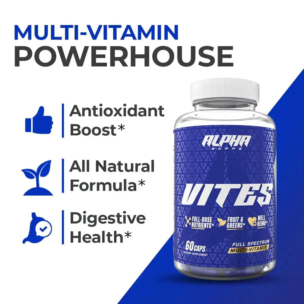 Alpha Supps Vites Men's Multivitamin, Complete Daily Supplement with Fruits, Veggies, Energy, Immune & Prostate Support Alpha Supps Au supplements