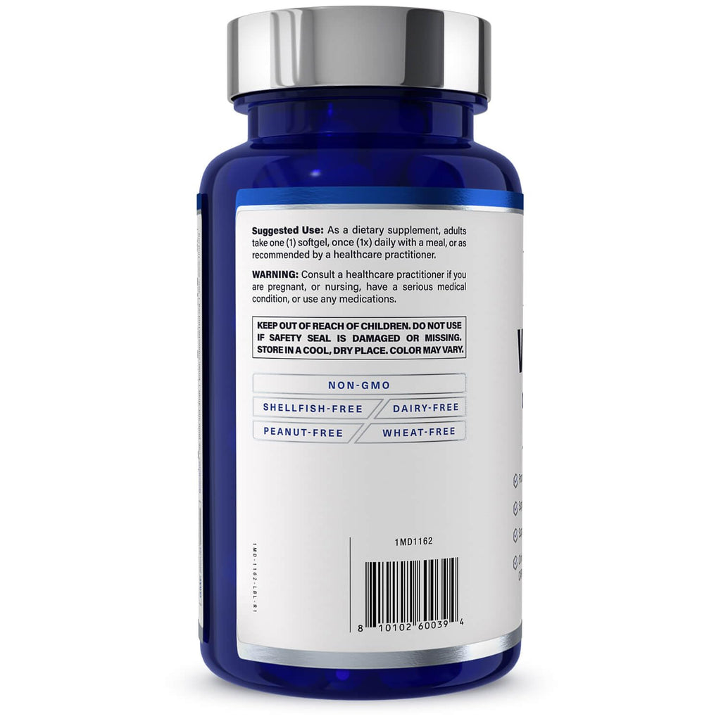 1MD Nutrition VisionMD Eye Vitamin CARMIS - Eye Supplement for Adults - with OptiLut Lutein & Zeaxanthin - Supports Vision Health Care, Everyday Eye Strain