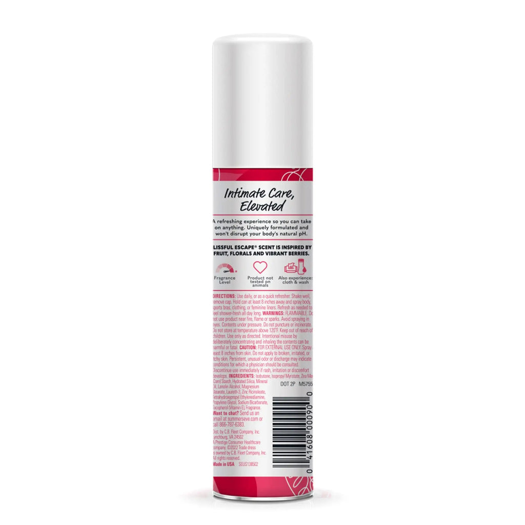 Summer's Eve Blissful Escape Daily Refreshing Feminine Spray, 2 oz, 3 Pack Summer's Eve Au supplements