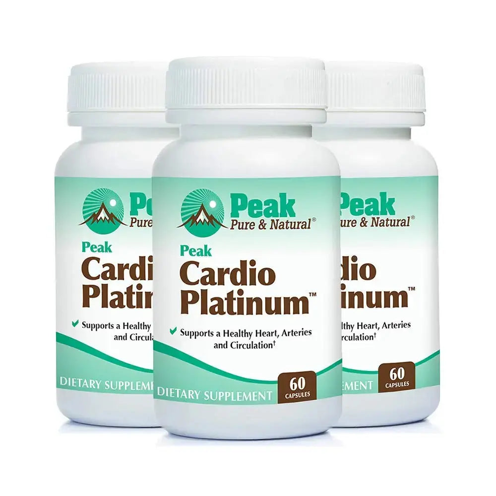 Peak Pure & Natural Peak Cardio Platinum 180 Capsules Peak Pure & Natural Au supplements