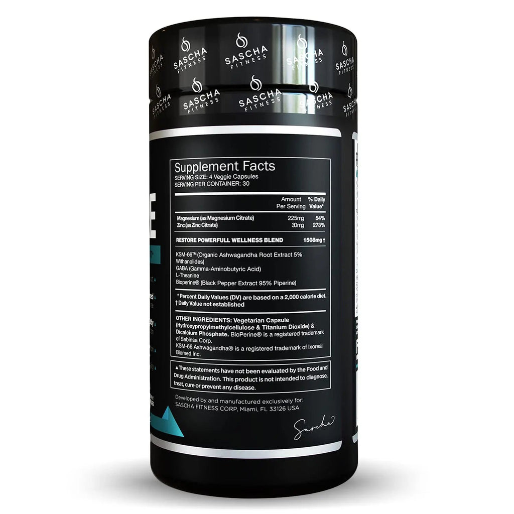 SASCHA FITNESS Cortisol Night Support Pills For Metabolism, Hormonal Support, Inmune System SASCHA FITNESS Au supplements