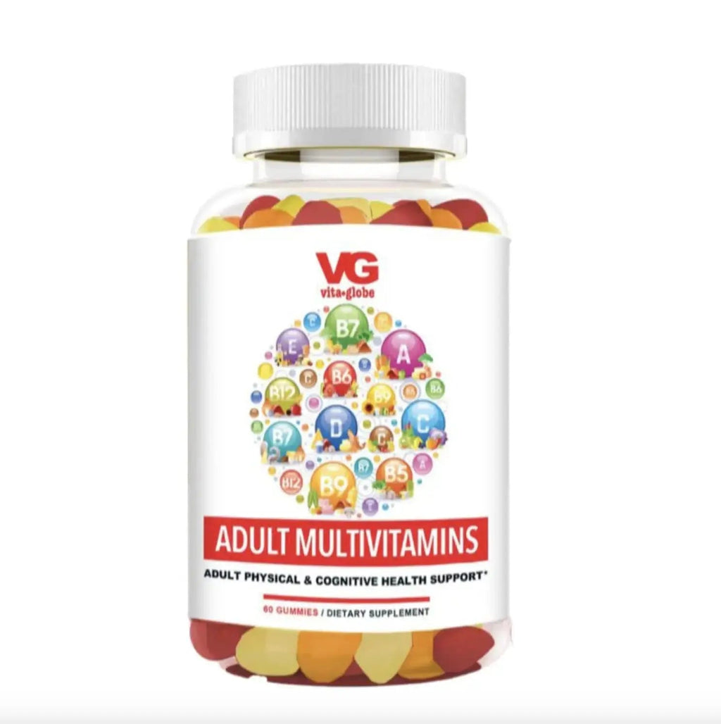 VITA GLOBE Adult Multivitamin Gummies – with Vitamins C, D, E, B6, B12, Folate & Biotin | Daily Multivitamin Supplement for Energy VITA GLOBE Au supplements