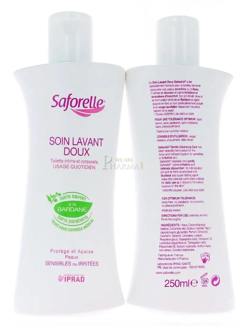 Saforelle Gentle Cleansing Care 2X250ml Saforelle Au supplements