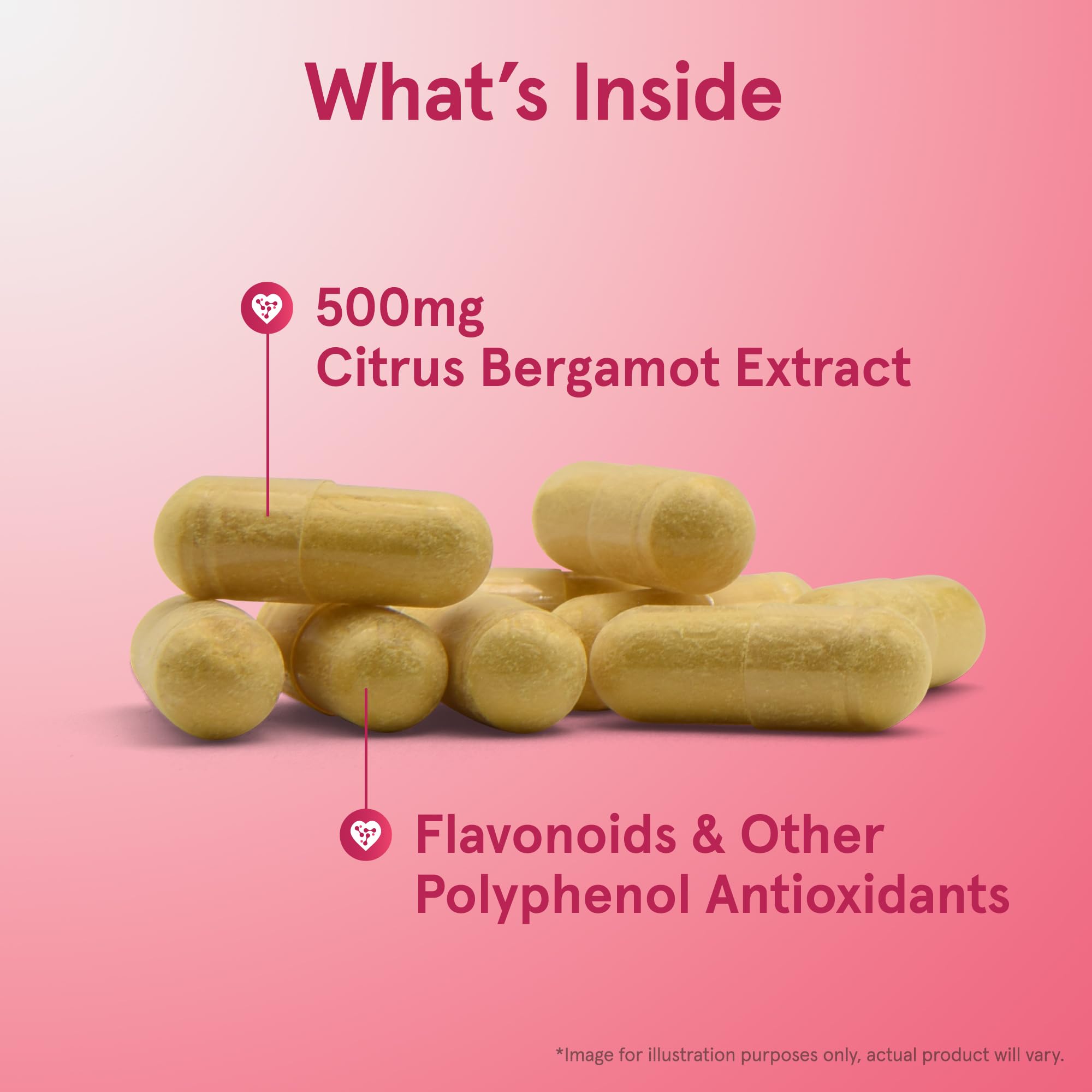 Jarrow Formulas Citrus Bergamot Supplement 500 mg - 120 Servings (Veggie Caps) - Antioxidant Support for Cardiovascular & Metabolic Health - Dietary Supplement