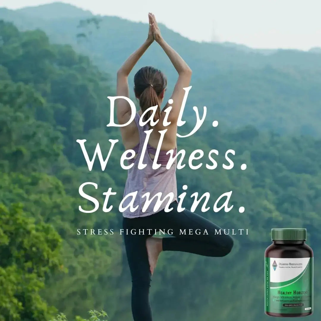 Herpanacine Diamond Healthy Horizons Multivitamin - Natural Multivitamin to Support Stress Relief and Provide Essential Nutrients Herpanacine Au supplements