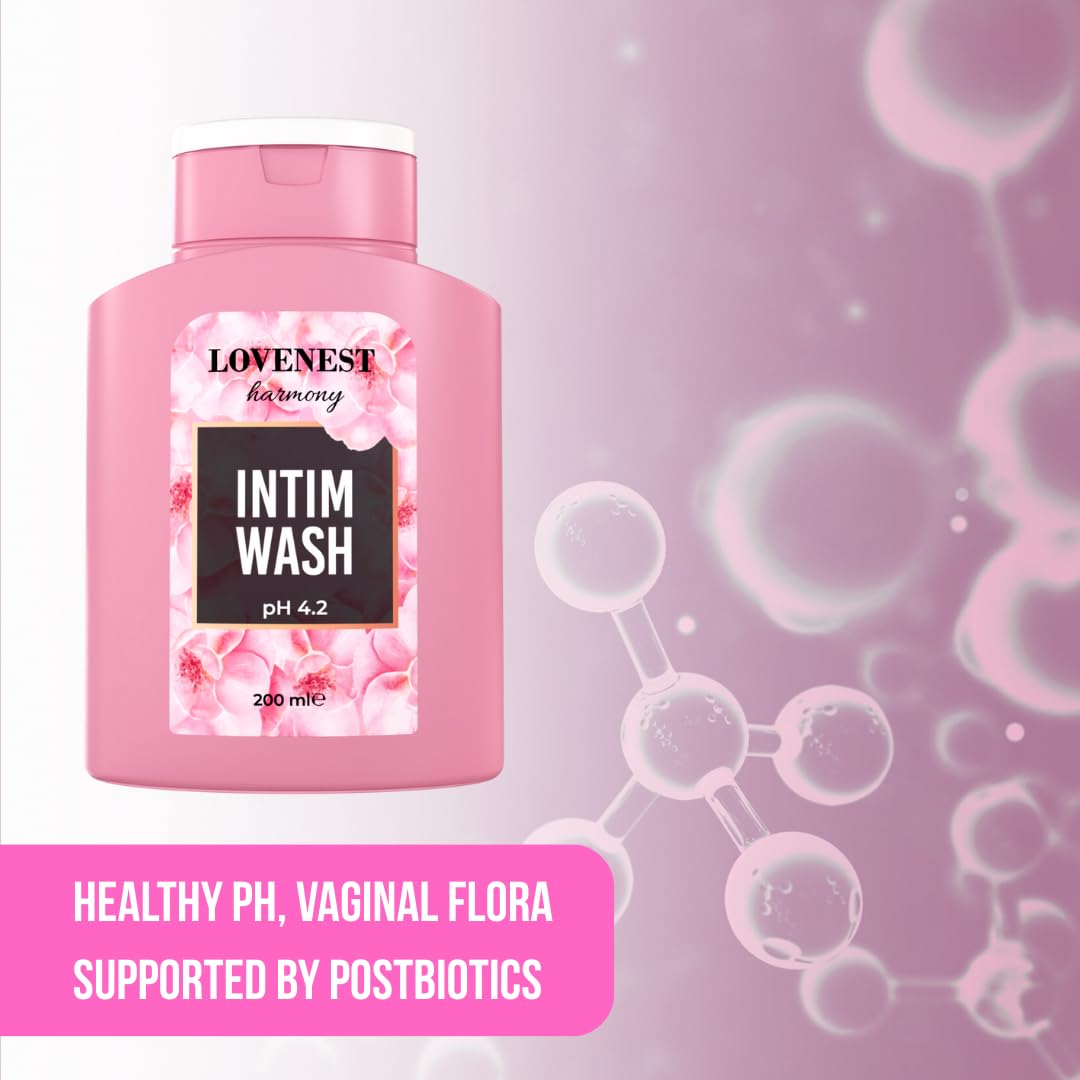 Lovenest Intimate Wash for Women – pH Balanced, Odor Control, Postbiotic Formula – Hypoallergenic, Paraben-Free, Derma-Tested Feminine Hygiene Wash 200 mL by Marqueens Beauty MARQUEENSBEAUTY Au supplements