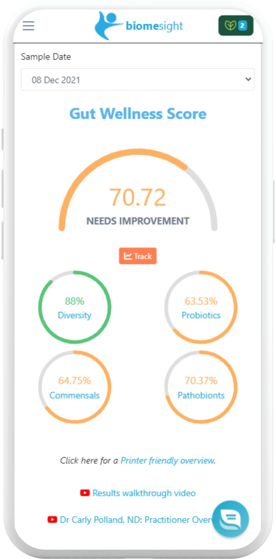 Biomesight Gut Microbiome Test Kit — US Lab, 1-2 Week Results — Personalized Food & Supplement Recommendations — 43 Gut Health Scores, Up to 3,000 Microbes — At-Home Gut Health Test Biomesight Au supplements