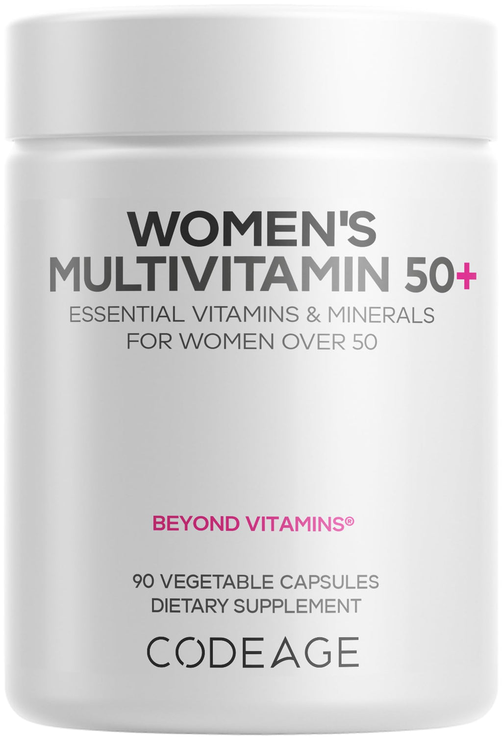 Codeage Women’s Multivitamin 50+ Supplement - Essential Vitamins for Women Over 50, Minerals, CoQ10, Hyaluronic Acid, Probiotics, Black Cohosh, Ashwagandha & Superfoods - Non-GMO - 90 Capsules Codeage Au supplements