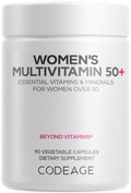 Codeage Women’s Multivitamin 50+ Supplement - Essential Vitamins for Women Over 50, Minerals, CoQ10, Hyaluronic Acid, Probiotics, Black Cohosh, Ashwagandha & Superfoods - Non-GMO - 90 Capsules Codeage Au supplements
