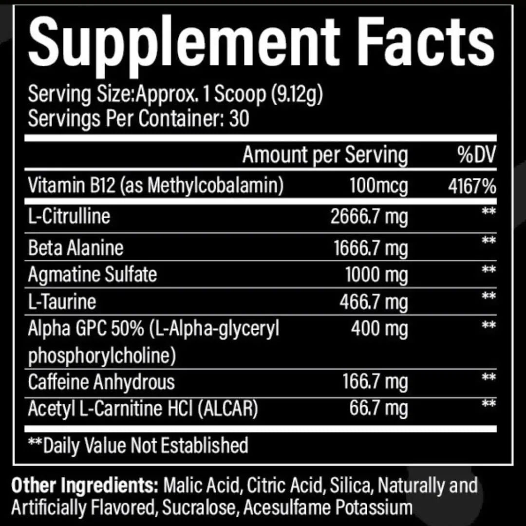 Smyle USA Pre-Workout Powder Lemon Lime - Pre Workout Energy with 400mg Alpha Smyle Supplements Au supplements