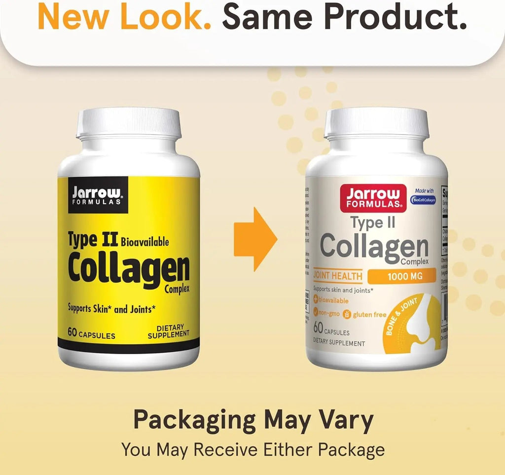 Jarrow's Type II Collagen Complex (Type 2 Collagen), 60 Capsules, Lab-Tested Tudor Au supplements