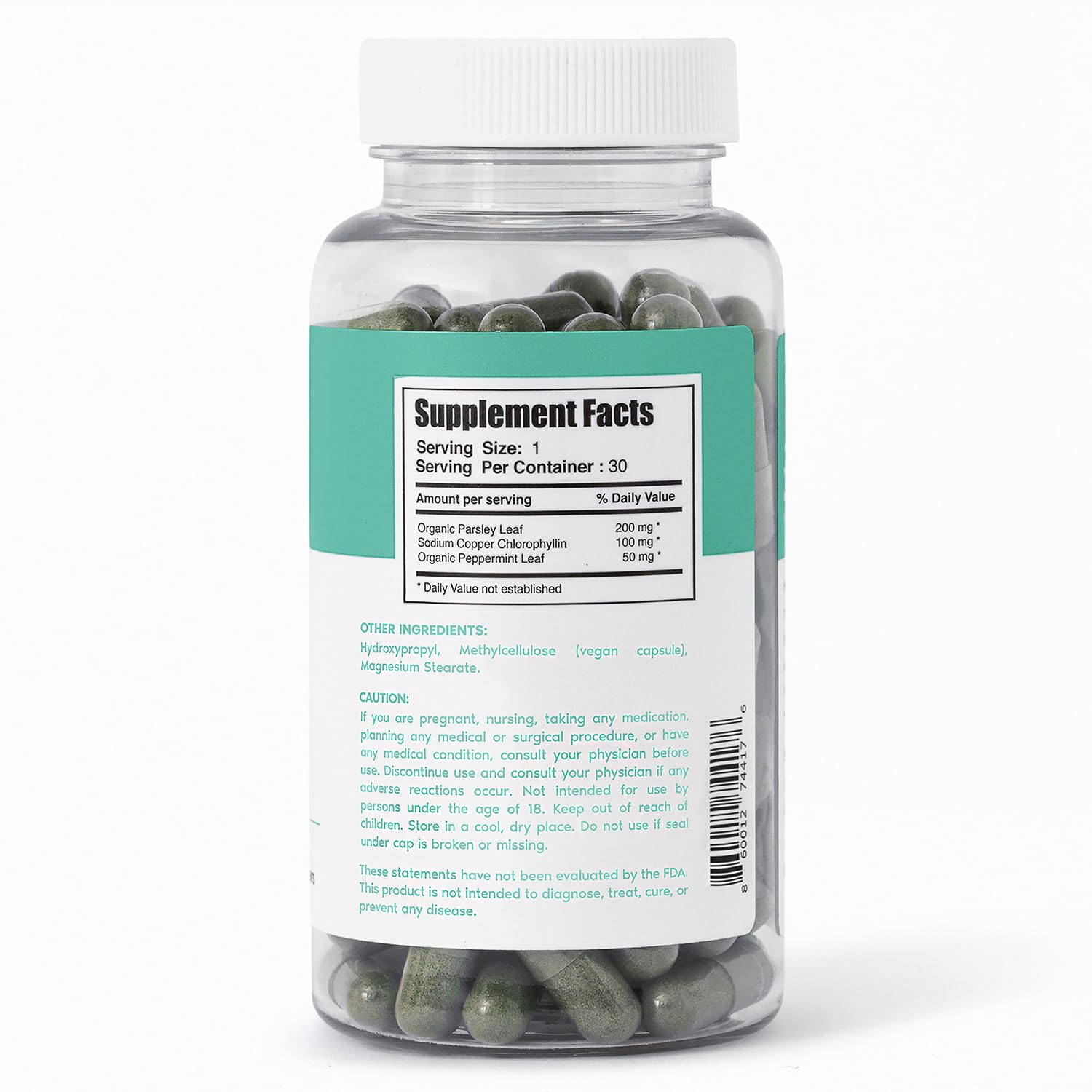 Her Fantasy Box | Body Magic | Chlorophyll Capsules - 30 Vegan Capsules for Detox, Digestion, Gut Health, Skin Support