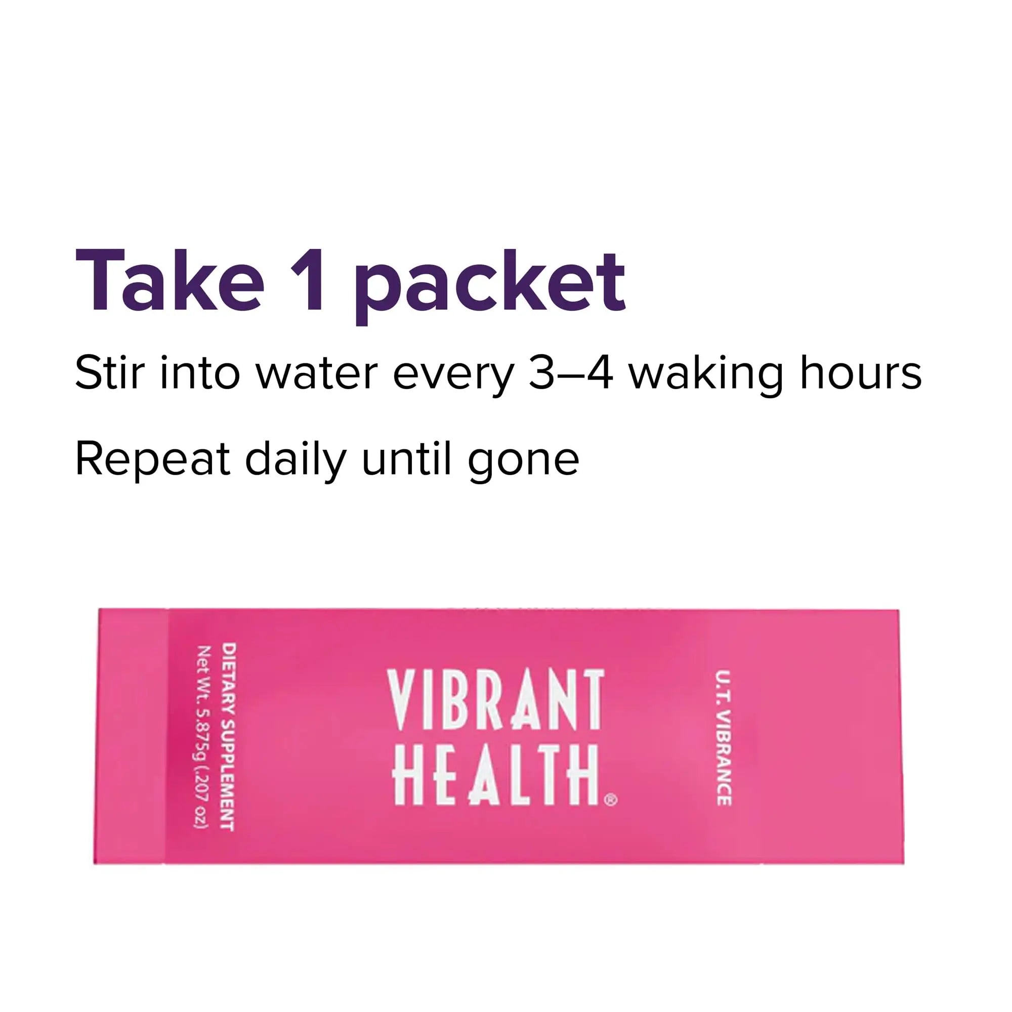 Vibrant Health, U.T. Vibrance Stick Packs, Crisis Intervention for Urinary Tract Health, 10 Servings Vibrant Health Au supplements