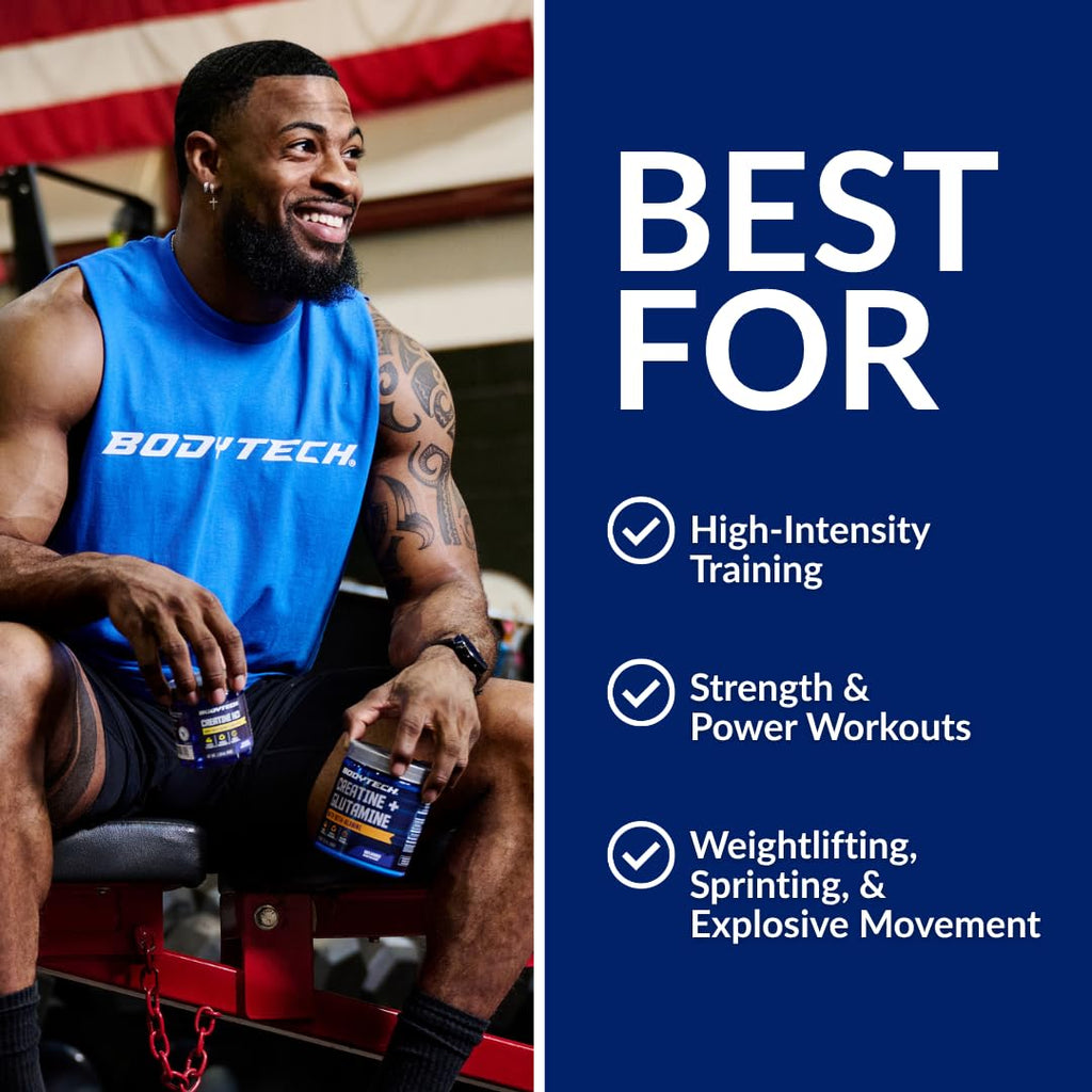 BodyTech Creatine Monohydrate Powder a Micronized a Fruit Punch (11.64 Oz./55 Servings)